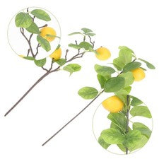 2 piezas elegantes ramas de plástico de imitación decoración del hogar para decoración artística