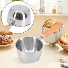 Multifunktionaler Topf Ölspritzpfanne Delikate Frühstücksform Edelstahl
