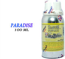 Aceite de perfume concentrado Surrati Paradise, envasado de 100 ml, aceite Attar.