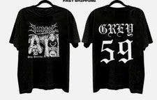 Venta Camiseta de concierto de música Suicideboys Street Style gris 59 gris gira de día 2025