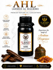 Aceite de perfume concentrado AL Rooha AHL Ahmed Al Maghribi Attar unisex mejor aroma