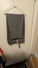 Pantalones de vestir Perry Ellis Portfolio Neo-Luxe grises 42x30 nuevos con etiquetas