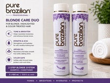 Champú y acondicionador Pure Brazilian Always Blonde dúo 13,5 oz cuidado del color
