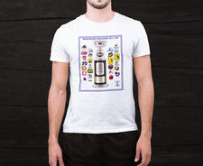 Camiseta o Sudadera Estampada Estilo Retro WHA All Team Logo's y Copa Avco NUEVA
