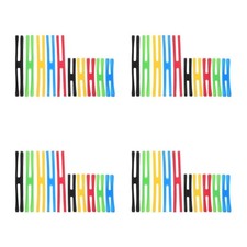 40 pcs H Shaped Rubber Bands: Strong Elastic Wrapping Bands for Books and