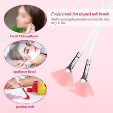 Mascarilla facial para el cuidado de la piel Set 9 piezas cuencos y cepillos aplicadores S