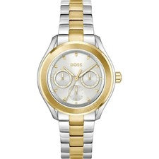 Reloj de cuarzo Hugo Boss Lida para mujer con esfera plateada 1502746