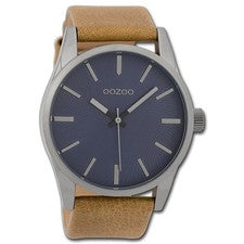 Oozoo Reloj Hombre Relojes Analógico Cuero Marrón UOC9625A