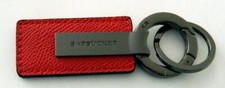 Sapsucker Diseñador LLAVERO "CUERO ROJO" (2.5") NUEVO con Bolsa de Regalo