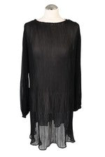 Vestido de mujer Maisonêtre talla 38 (M) negro línea A minivestido Dress