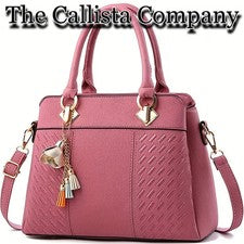 1.1K+ Vendido | CALLISTA CO. BOLSO DE HOMBRO/MANO DE MODA PARA MUJER (ROSA) ✓