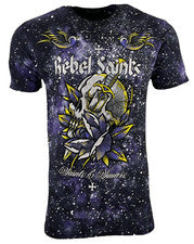 Camiseta para hombre Rebel Saints By Affliction SACRIFICE calidad premium S-3XL $88