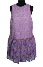 VESTIDO SEÑORA VESTIDO SEÑORA VESTIDO DE VERANO LILA CLARO LILA ENCAJE ASOS talla 40 NUEVO