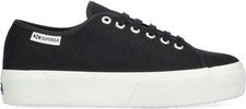 Zapatillas SUPERGA 3740 PLATFORM LEGGERA Plateau blanco y negro