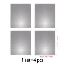 4 PIEZAS Pegatinas de Pared Espejo Suave para Decoración de Salón Baño Dormitorio