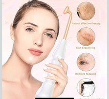 Máquina de varita para el cuidado de la piel facial de alta frecuencia conjunto de tratamiento capilar para el acné