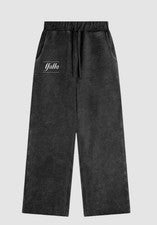 Pantalones árabes atemporales unisex Yalla, estilo # TS-BLK, talla M, color negro