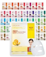 Paquete de 39 hojas de mascarilla facial completa esencia colágeno DERMAL Ultimate Collect...