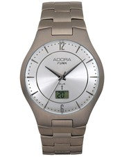 Adora Radio Reloj para Hombre de Pulsera Ø 40mm Titan / Banda & Carcasa 35102