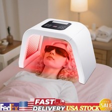 Máscara facial LED terapia de luz-7 colores lámpara de luz de terapia LED herramienta facial para el cuidado de la piel