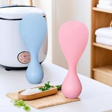 Herramienta de servir de cocina cuchara de arroz antiadherente para diseño de pie fácil limpieza