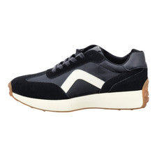 Zapatillas deportivas M&S de cuero con cordones y detalles laterales PVP £45,00