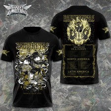 Camisa 3D Babymetal World Tour 2026