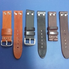 20mm-22mm Correa Reloj cuero Pulsera Leather Watch Band Strap