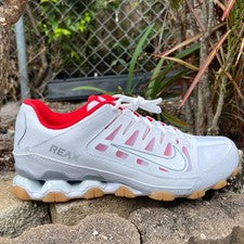 NUEVO Hombre Nike Reax 8 TR Blanco Chile Rojo 621716-103