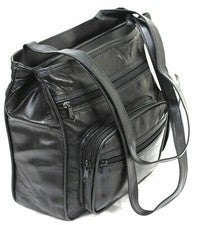 Mujeres Cuero Real Bolso de Mano Organizador Cabina Larga Correa para el Hombro Bolso Multi Bolsillo