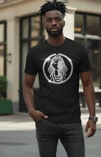 Moda Hombre Camiseta Estampada Informal Milán Italiana en Brillo Lujo Logo