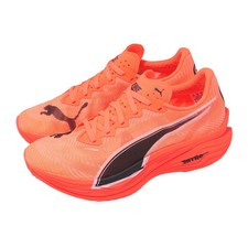 Puma Deviate Nitro Elite 3 Wns Naranja Negro Mujer Carreras Zapatos para Correr 309810-06