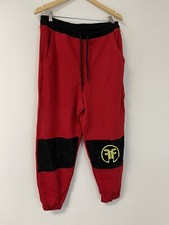 Pantalones deportivos Finch Los Angeles para hombre pequeños rojos sueltos con cuentas N167