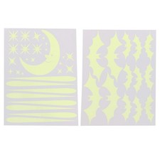 Pegatinas de pared luminosas calcomanías de pared de moda interruptor duradero decoración del hogar