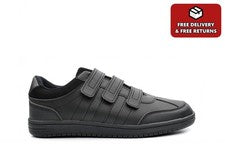 Zapatos de salón con cierre táctil para hombre Zapatillas deportivas con cierre táctil Talla informal