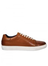 Calzado delantero Boston para hombre suela de cuero informal zapato de entrenamiento tostado