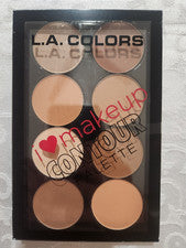 Paleta de maquillaje L.A.COLORS TONO OSCURO MEDIO PROFUNDO NUEVA 0,13 OZ BELLEZA