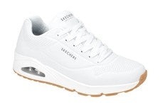 Zapatos Skechers UNO blancos zapatos para hombre zapatillas 52458 WHT NUEVO