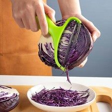 Pelador de verduras de cocina para calabazas de repollo ergonómico para mango 17,5 x 12 cm