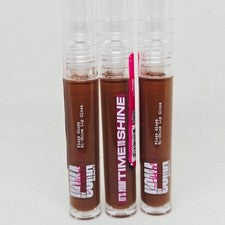 Lote de 3 Brillo Labial Nuevo Sellado Uoma Beauty por Sharon C Hi-Shine Color es "Comestible"