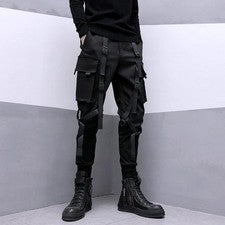 Pantalones cargo para hombres Pantalones cargo Hombre Japonés Streetwear Hip Hop Pantalones