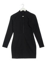 por cierto. Vestido casual mujer manga larga negro talla 36 poliéster