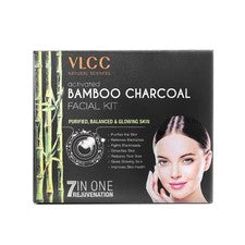 Kit facial carbón bambú activado VLCC para todo tipo de piel 60 g