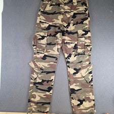 Pantalones cargo Match para hombre 32x30 camuflados verdes tácticos múltiples bolsillos pierna recta