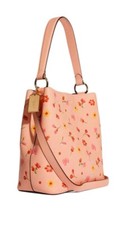 Bolso Cubo Coach Town con Estampado Floral Místico - Perfecto Regalo de Navidad para Mujer