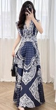 Moda Para mujeres Vestido de Fiesta Cuello en V Sin Mangas Boho Largo Largo Largo Vestidos