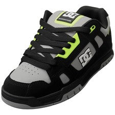 DC Shoes Ciervo Hombres Zapatillas de Skate en Negro Gris - 9 EE. UU.