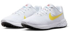 ZAPATOS DEPORTIVOS NIKE MUJER REVOLUTION 6 NEXT NATURE BLANCOS Talla 6 UK.