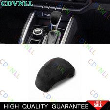 For Chevy Colorado 23-2026 Black Suede Central Console Gear Shift Knob Cover 2*