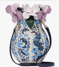 Bandolera Kate Spade Perfect Plume Jarrón Azul Multi Nueva con Etiquetas